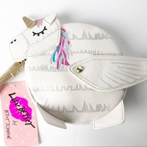 Betsey Johnson unicorn wristlet